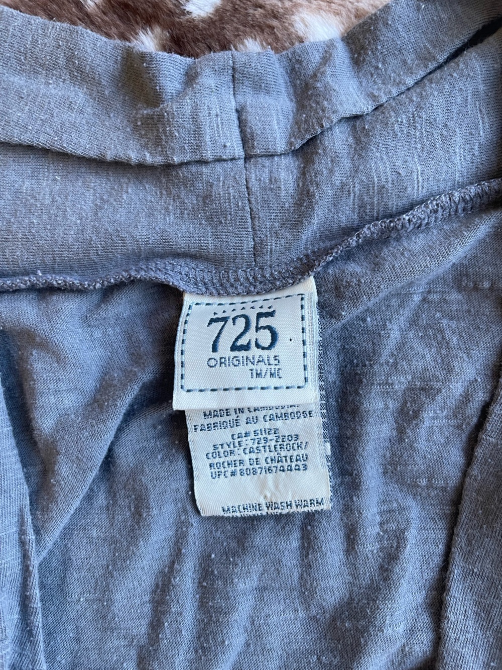 725 Originals grey bolero